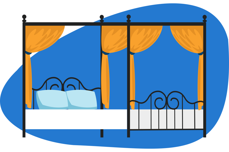 himmelbett metallbett
